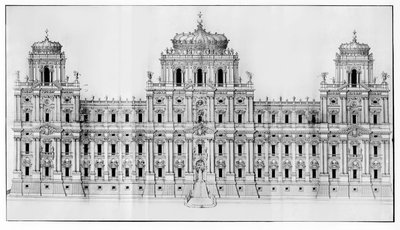 Project for the east facade of the Louvre, from 